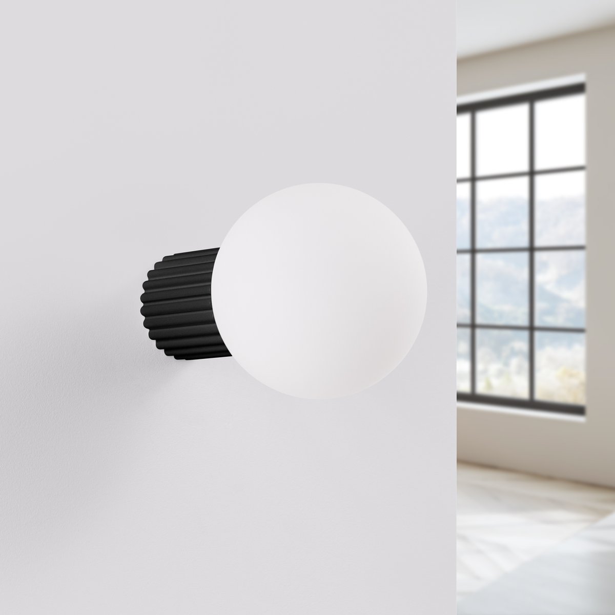 Applique Aluminium Noir G9 1 Halo noir, EDEN
