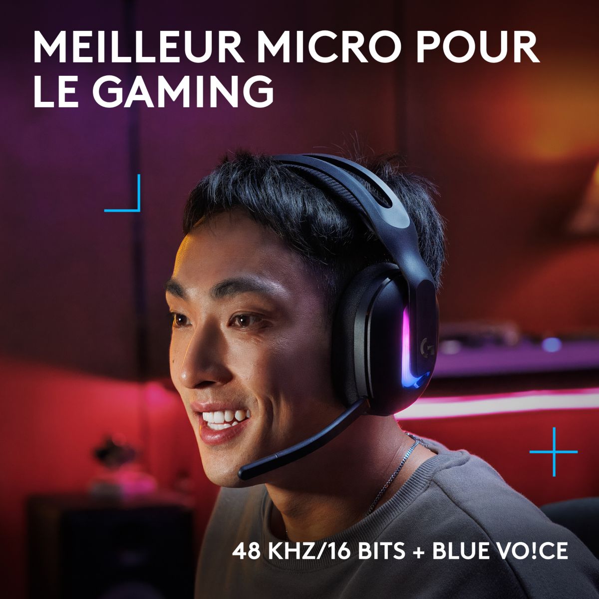 Casque gamer G522 LIGHTSPEED Noir noir, LOGITECH