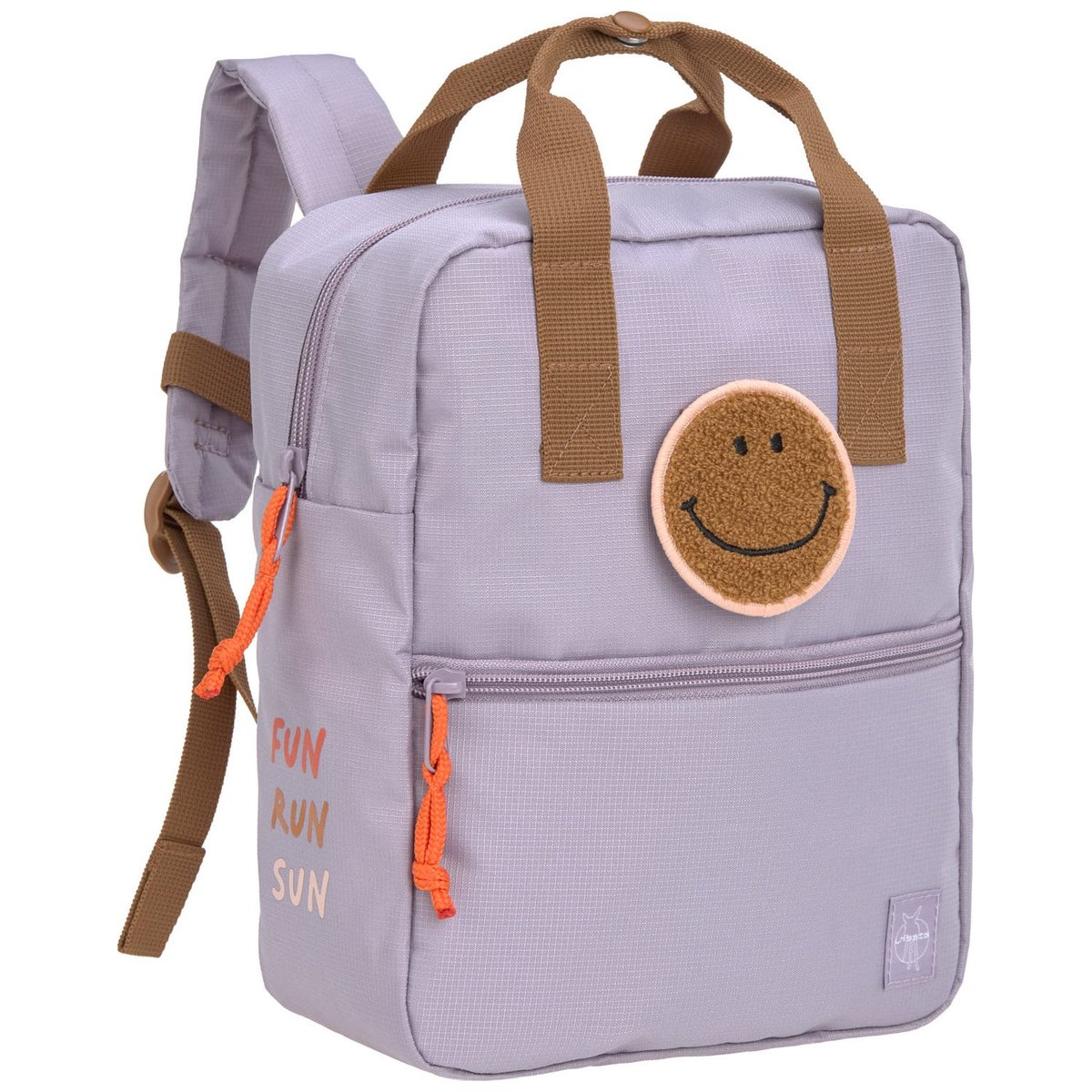Mini Sac à dos carré Little Gang mauve, LASSIG