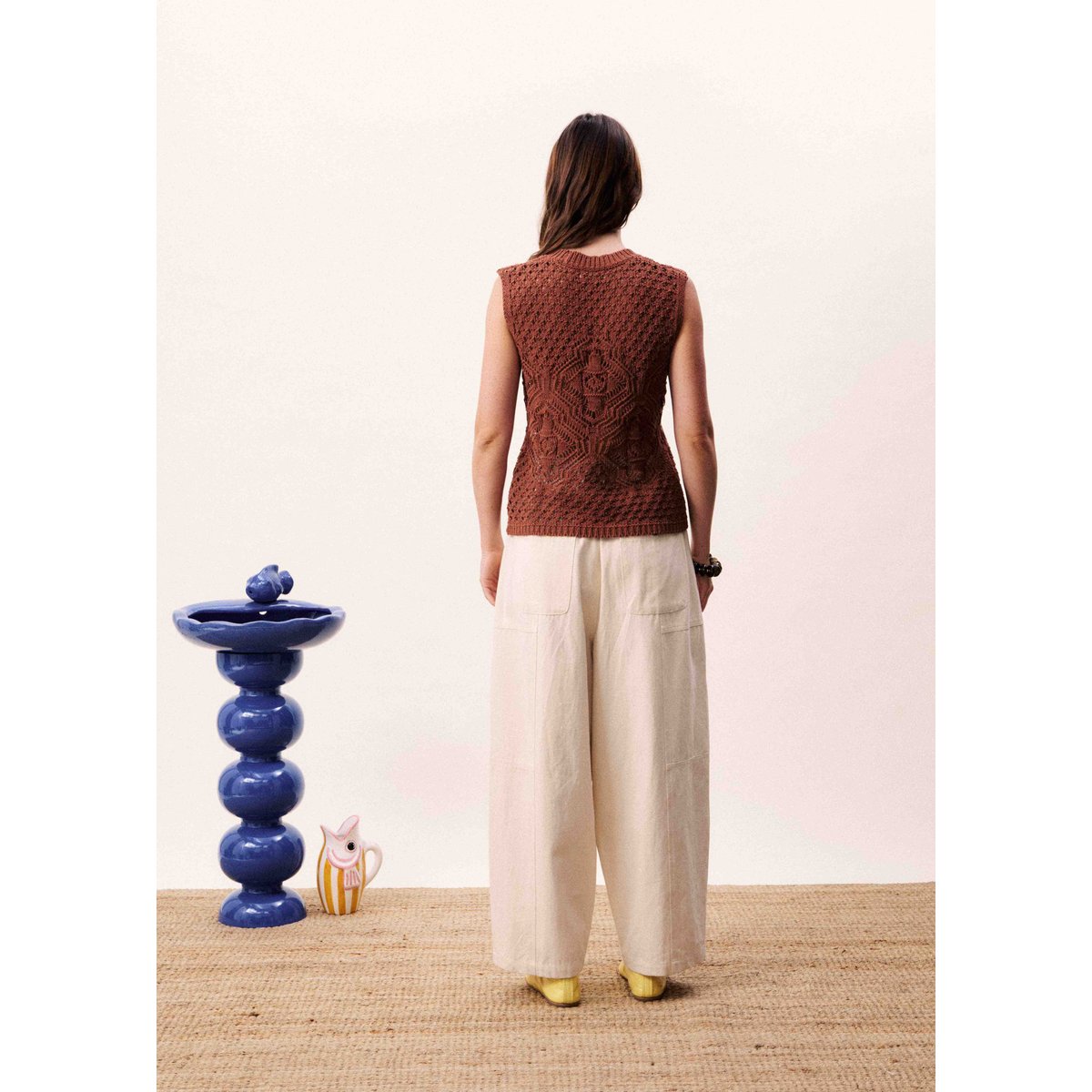 Top NILA marron glace, FRNCH