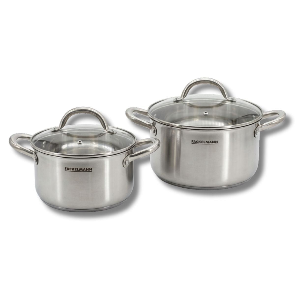 Batterie de cuisine 2 faitouts 20/24cm VITA3 gris, FACKELMANN