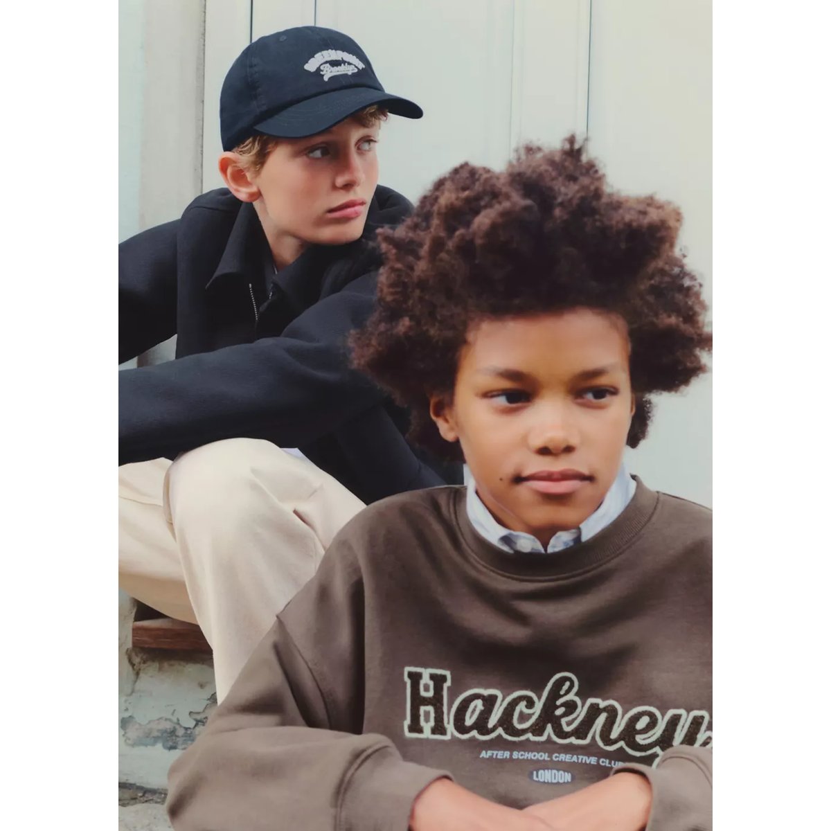 Casquette inscription brodée bleu marine, MANGO KIDS