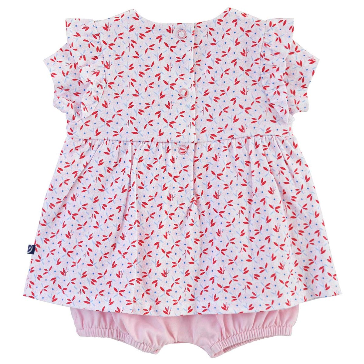 Combirobe coton capucine blanc, SUCRE D'ORGE