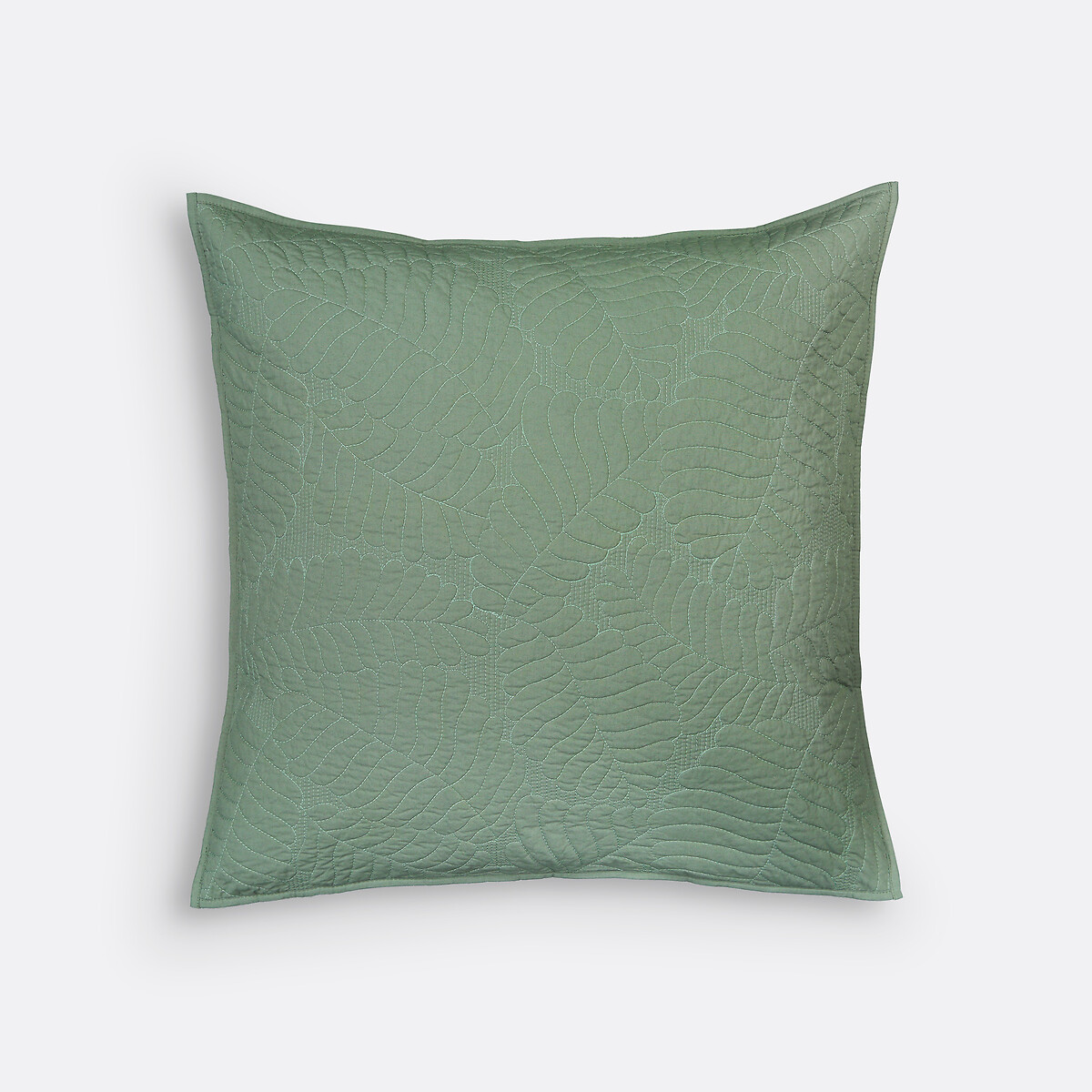 Capa de almofada em percal de algodão, Tropical verde, LA REDOUTE INTERIEURS