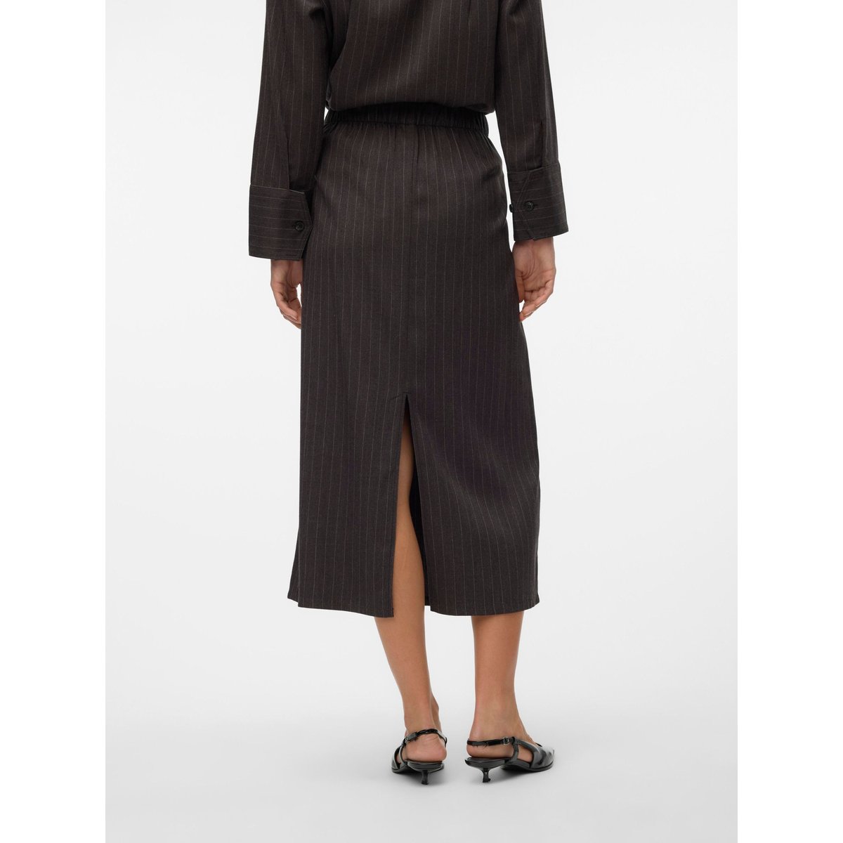 Jupe dark grey melange, VERO MODA