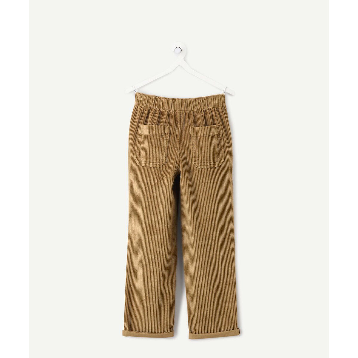 Pantalon en velours camel, TAPE A L'OEIL