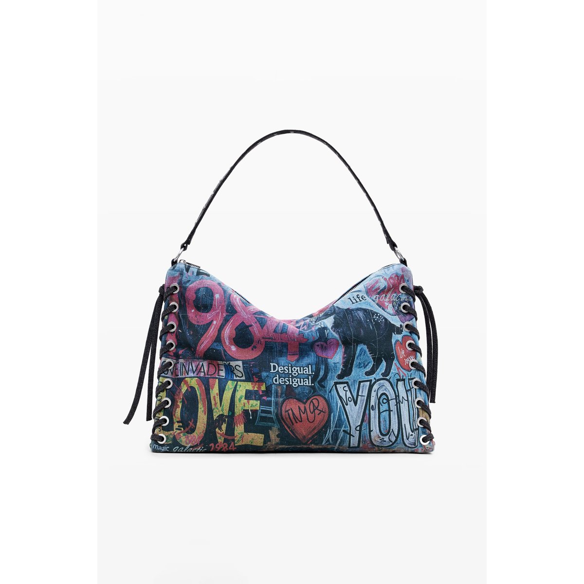 Grand sac graffiti multicolore, DESIGUAL