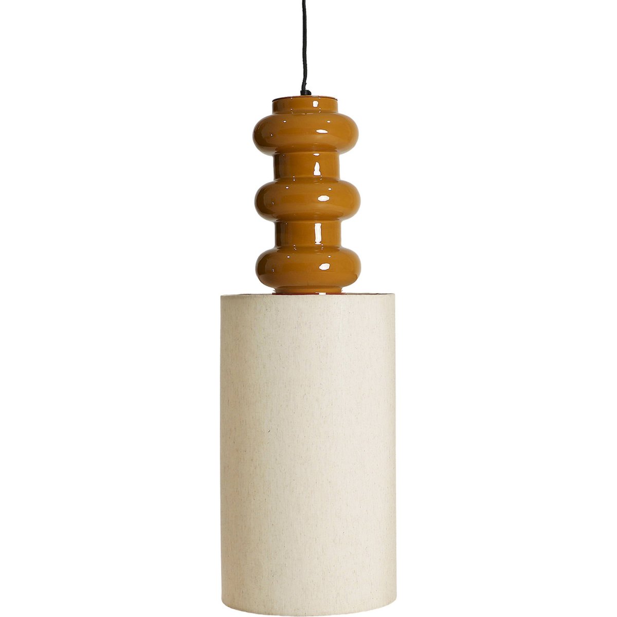Suspension VACIO en fer ambre et beige, RECOLLECTION