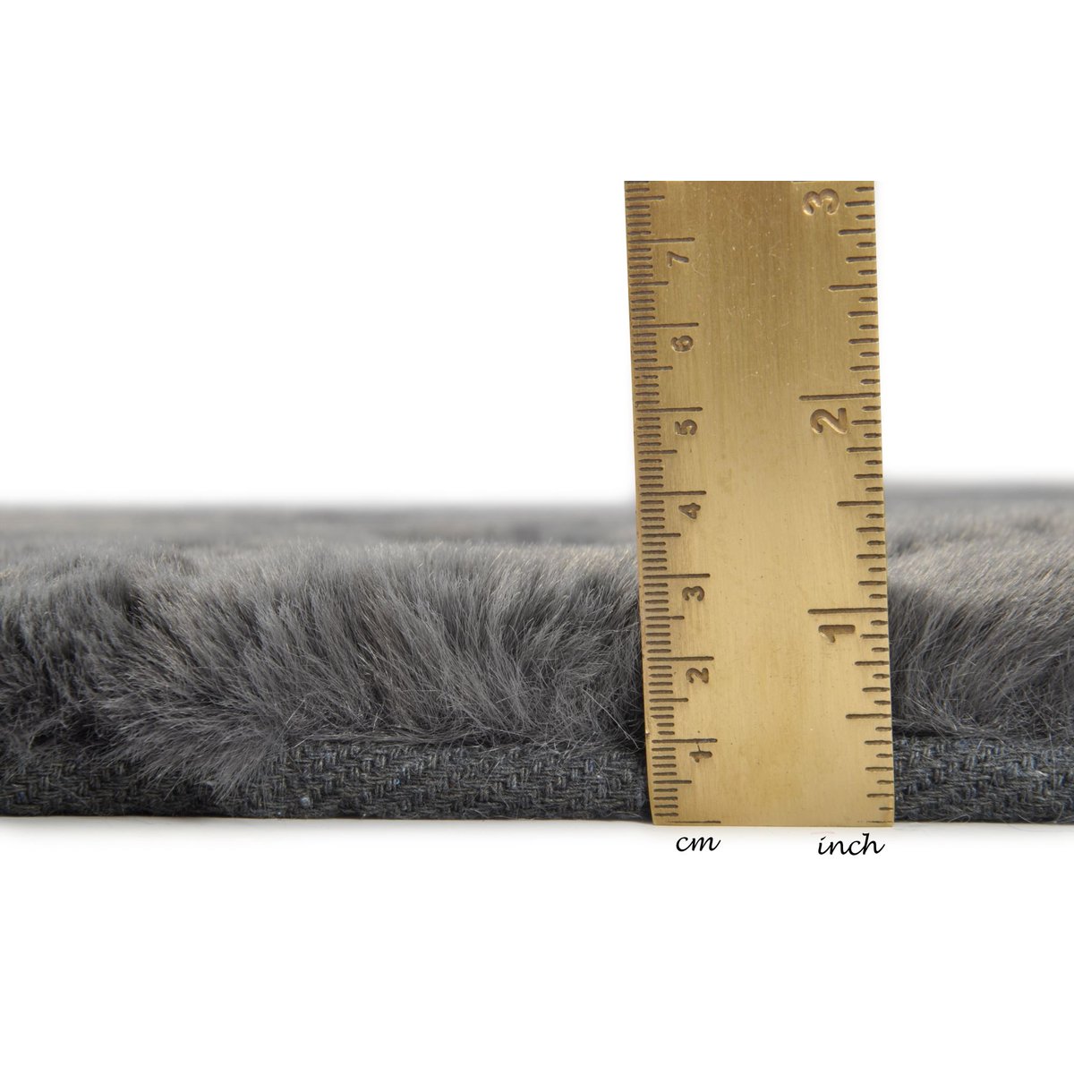 Tapis Polar très doux et épais argent, THEKO