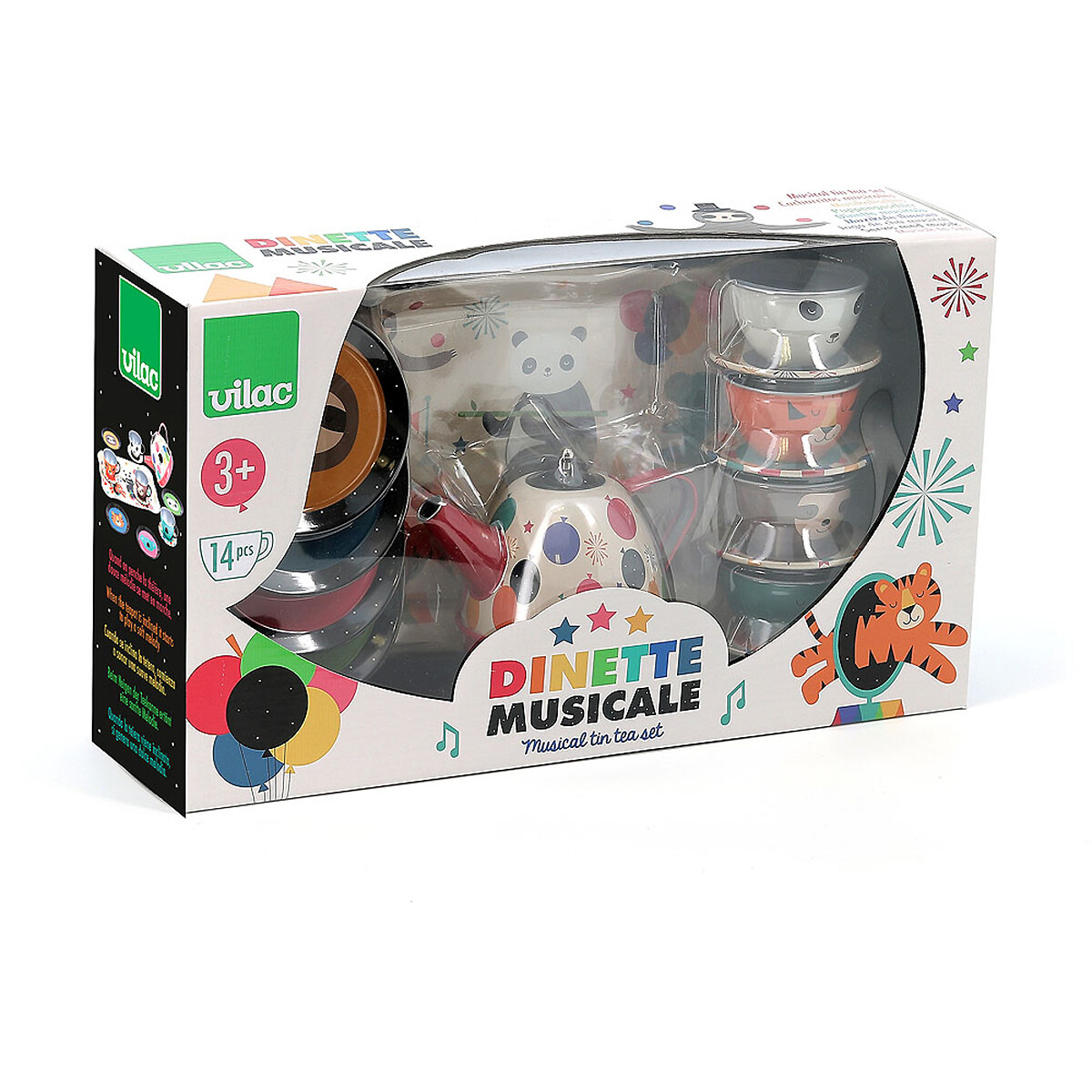 Dinette musicale arc en ciel Andy Westface multicolore, VILAC