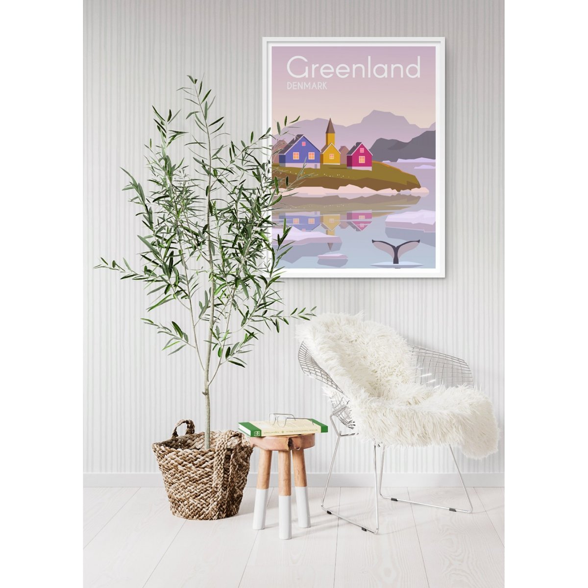 Poster Groenland blanc, L'AFFICHERIE