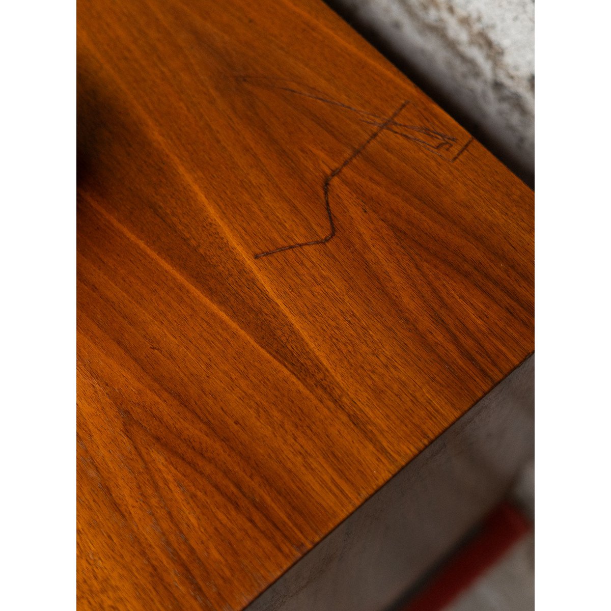 Grande enfilade scandinave Margaret N°474 - Bon état marron, DEBONGOUT