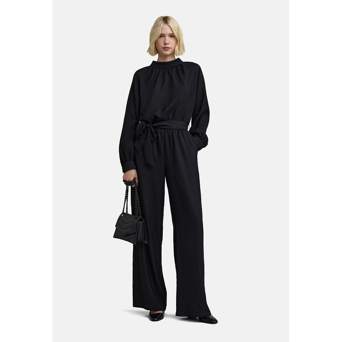 Long Sleeve Jumpsuit black, IKKS