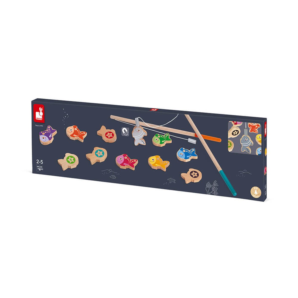 Pêche À La Ligne multicolore, JANOD