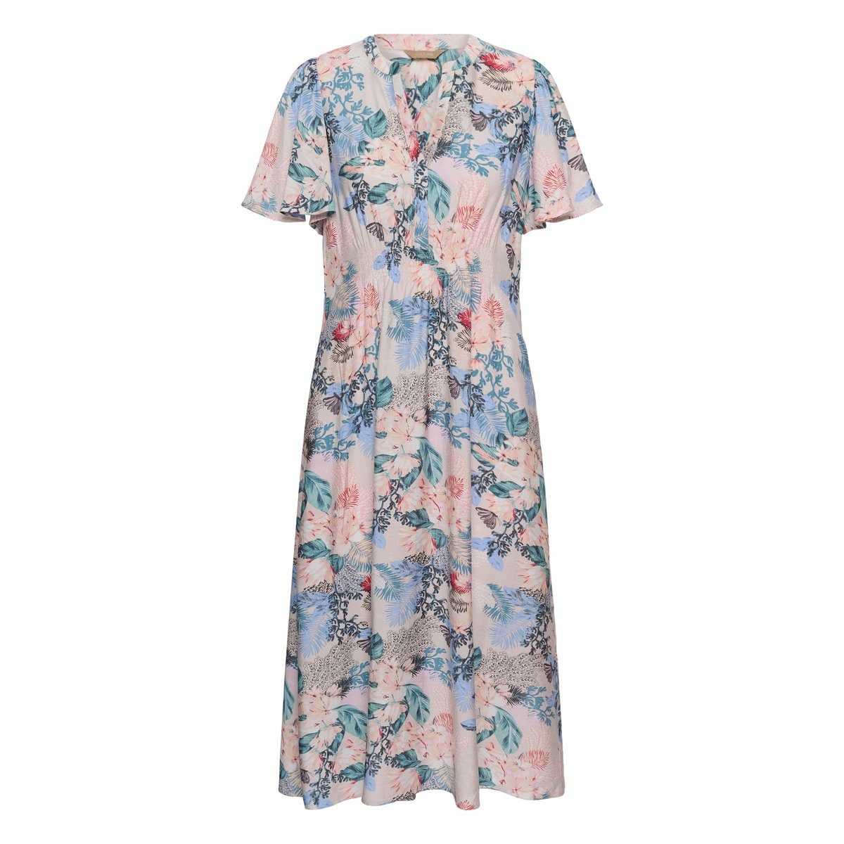 Robe beige whitecap/blue leaf, CULTURE