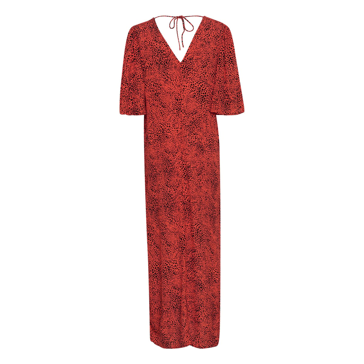 Dress rouge grenadine graphic animal, KAFFE