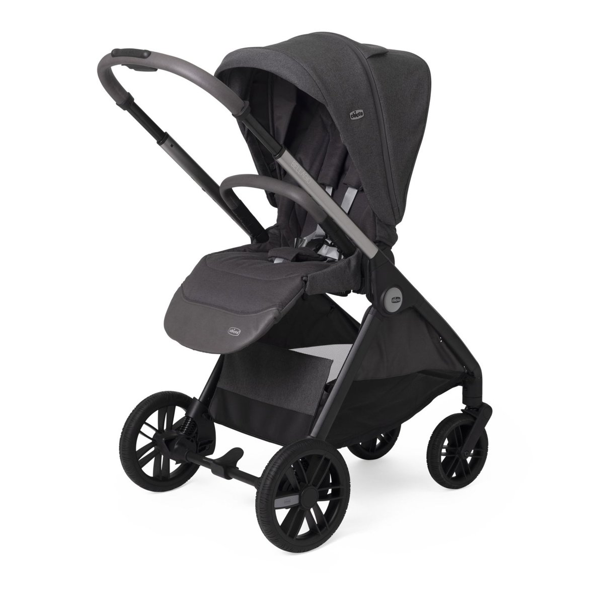 Poussette trio Bellagio 2 + siège auto First Seat Recline i-Size noir, CHICCO