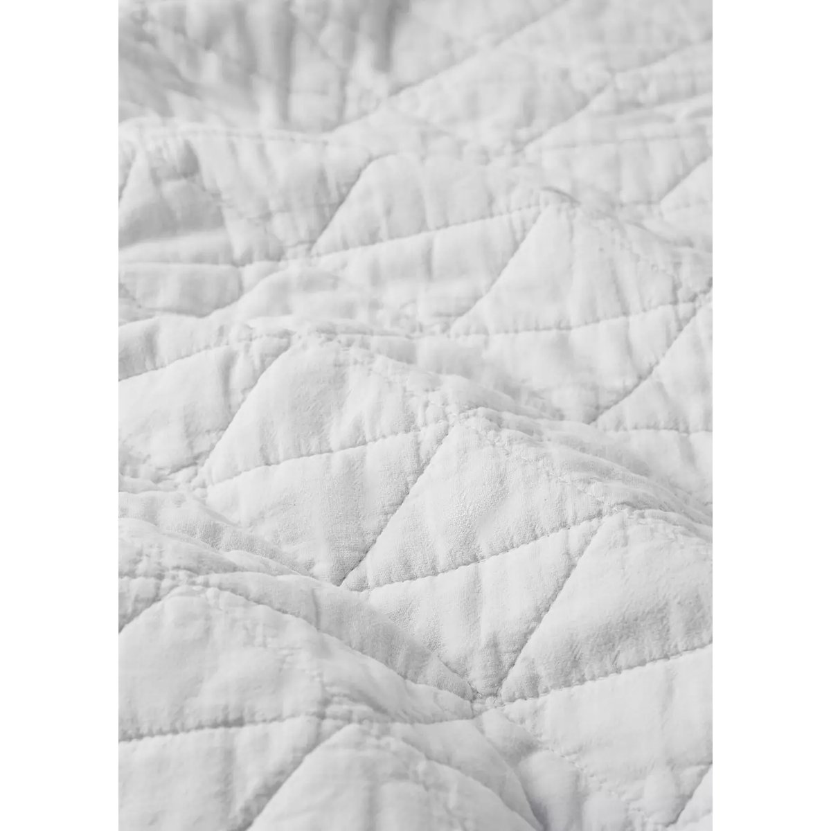 Couvre-lit 100 % coton losanges lit 90 cm gris, MANGO HOME