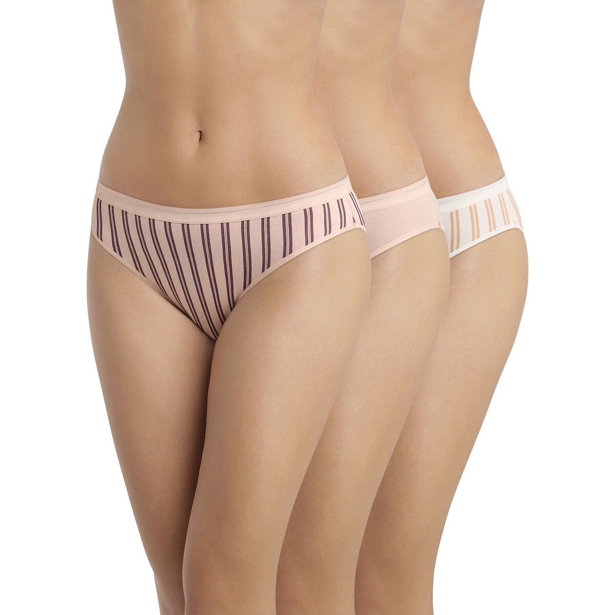 Lot de 3 culottes DIM x INES DE LA FRESSANGE lot voile rose, DIM