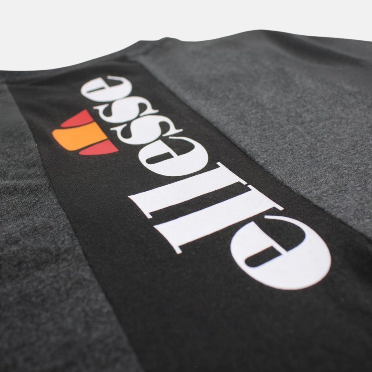 T-shirt manches courtes imprimé, col rond SIGNATURE gris, ELLESSE