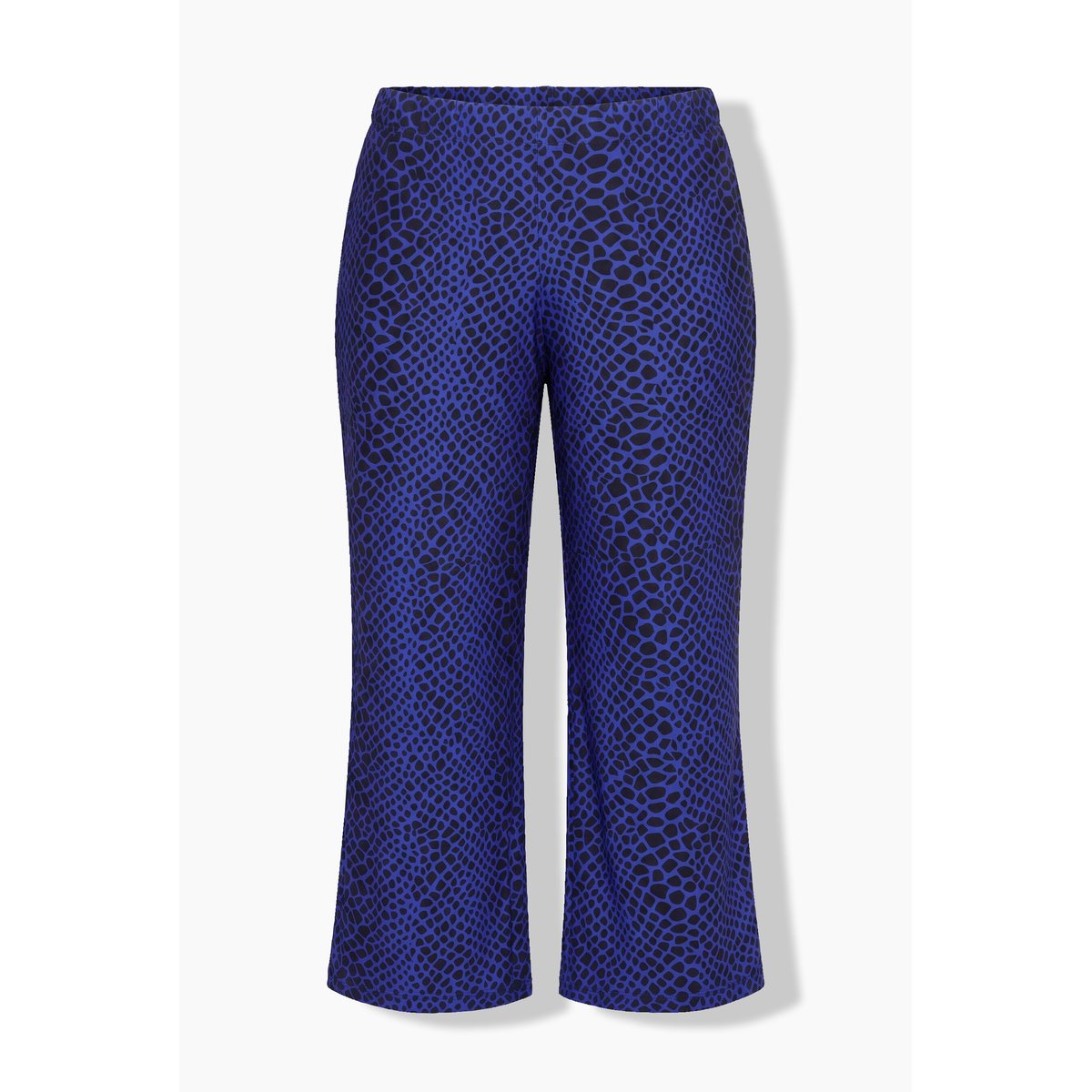Pantalon en jersey, motif peau de serpent noir, ULLA POPKEN