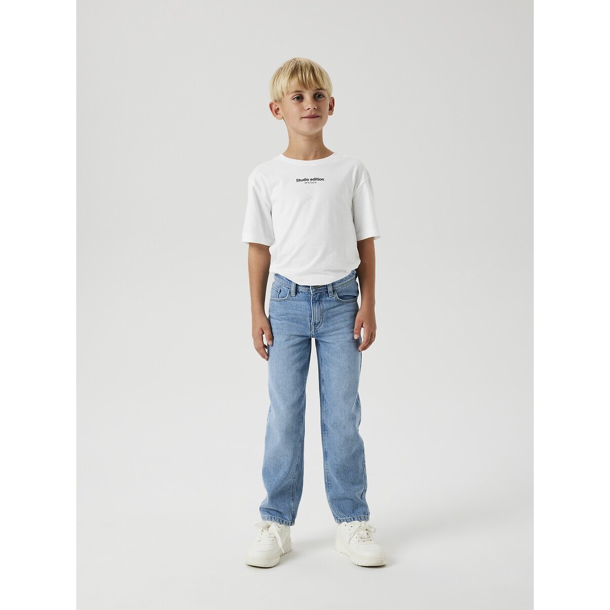 Straight Jeans light denim blue, NAME IT