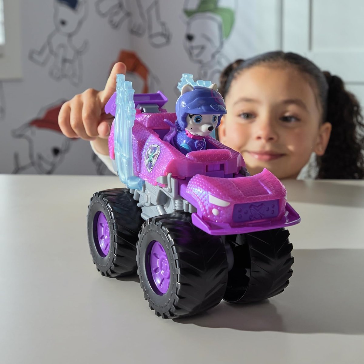 Figurine Patrol Rescue Wheels Rox violet, SPIN MASTER
