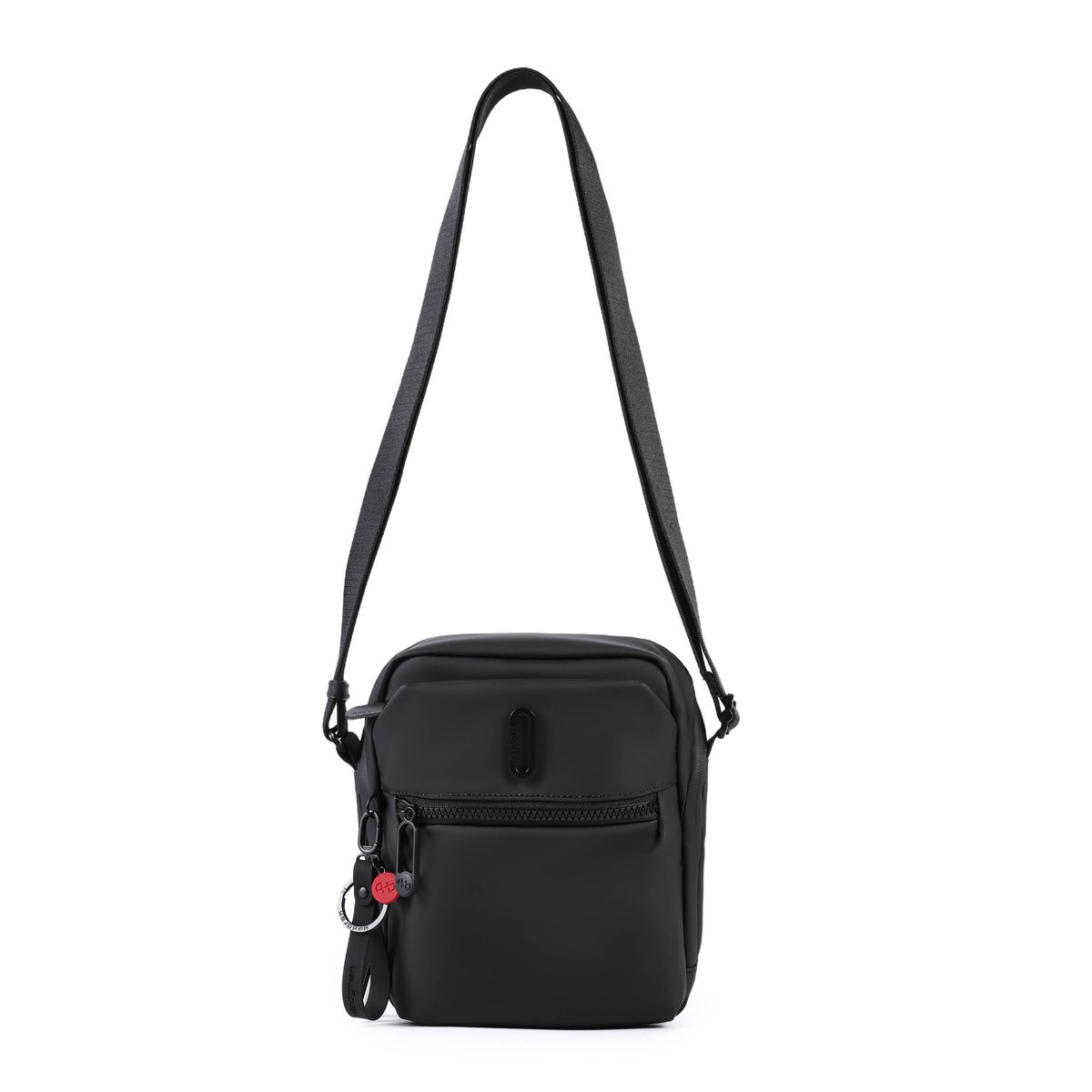 Sac bandoulière vertical compact RFID black, HEDGREN