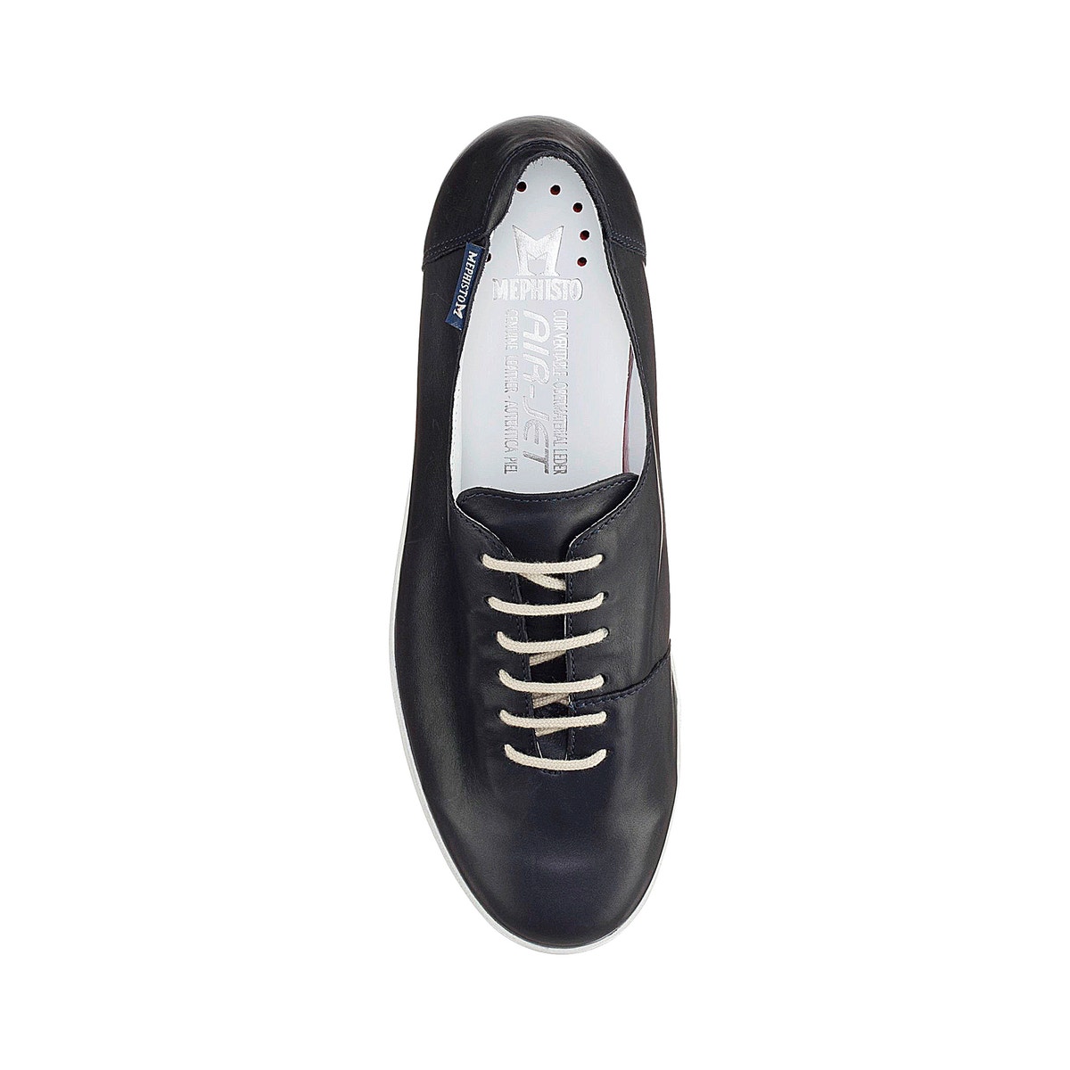 Baskets En Cuir Katie marine, MEPHISTO