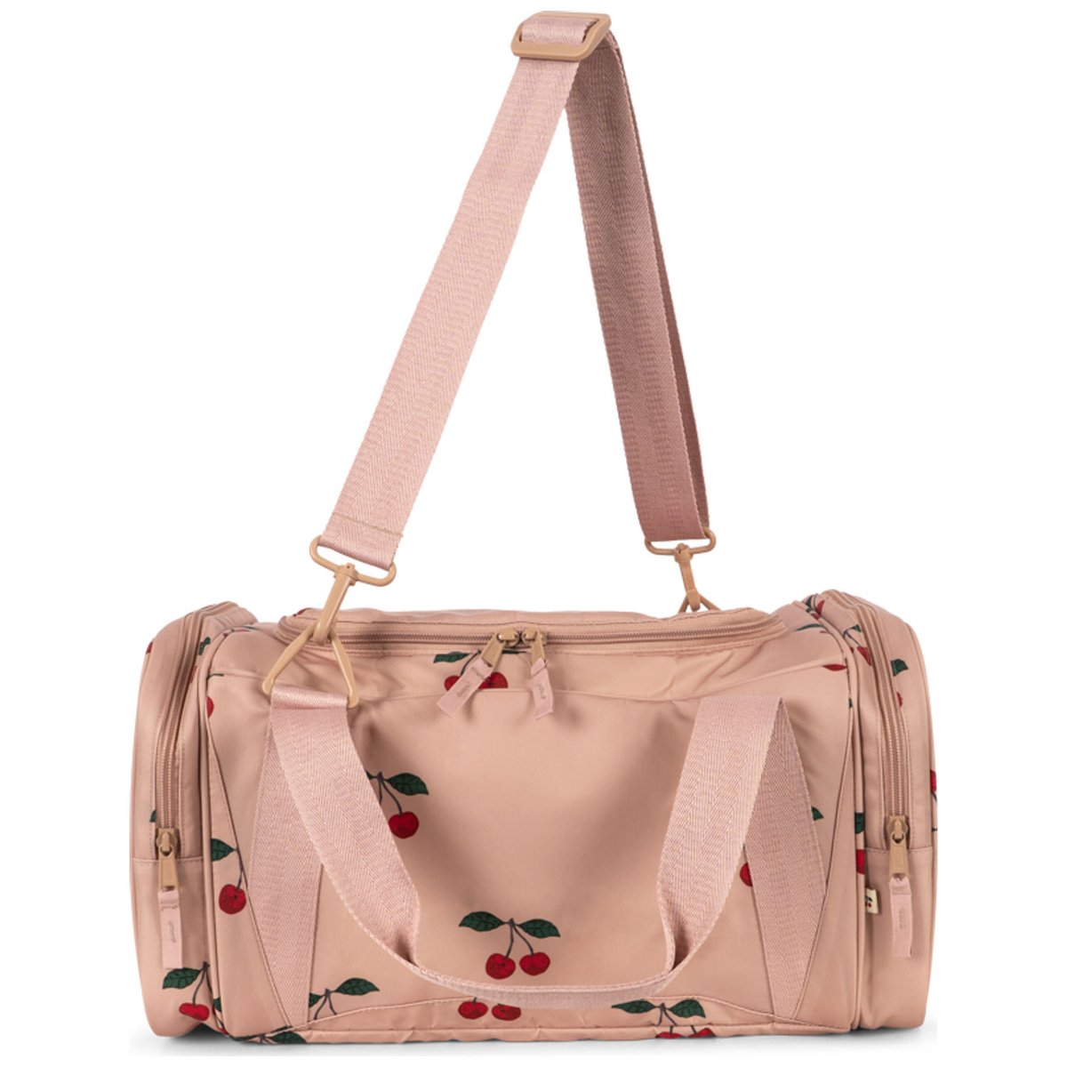 Sac weekend enfant rose, rouge, vert, KONGES SLOJD