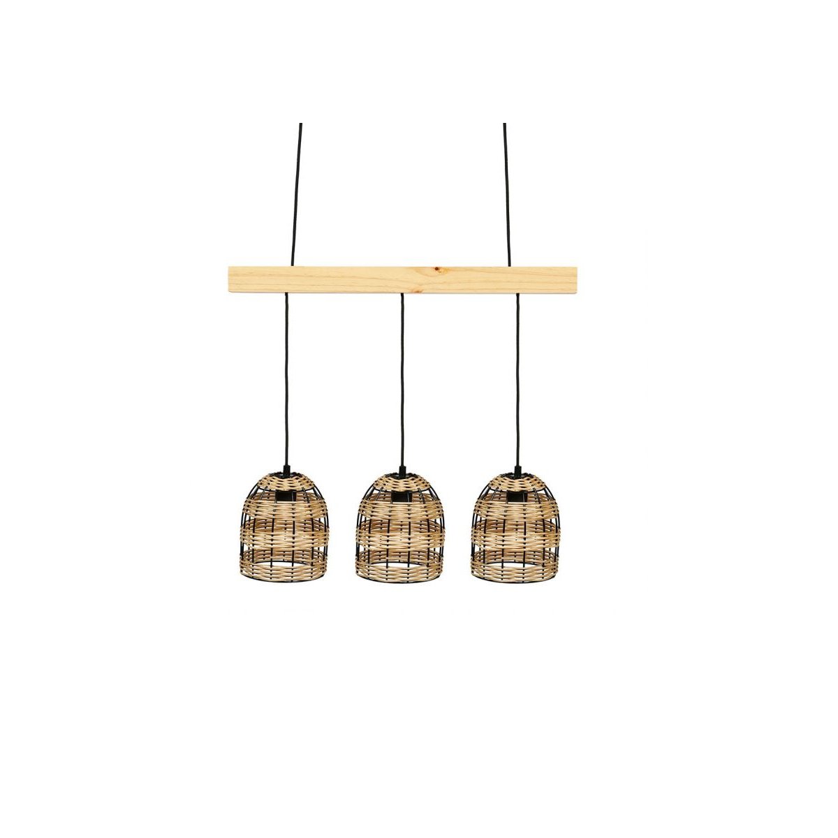 Suspension bois Domo naturel, OSTARIA