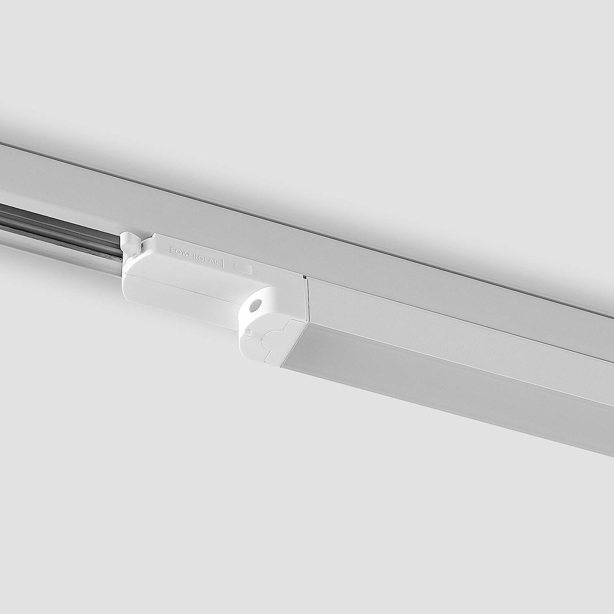 Projecteur pour rail électrique en aluminiumLED blanc (ral 9010), ARCCHIO