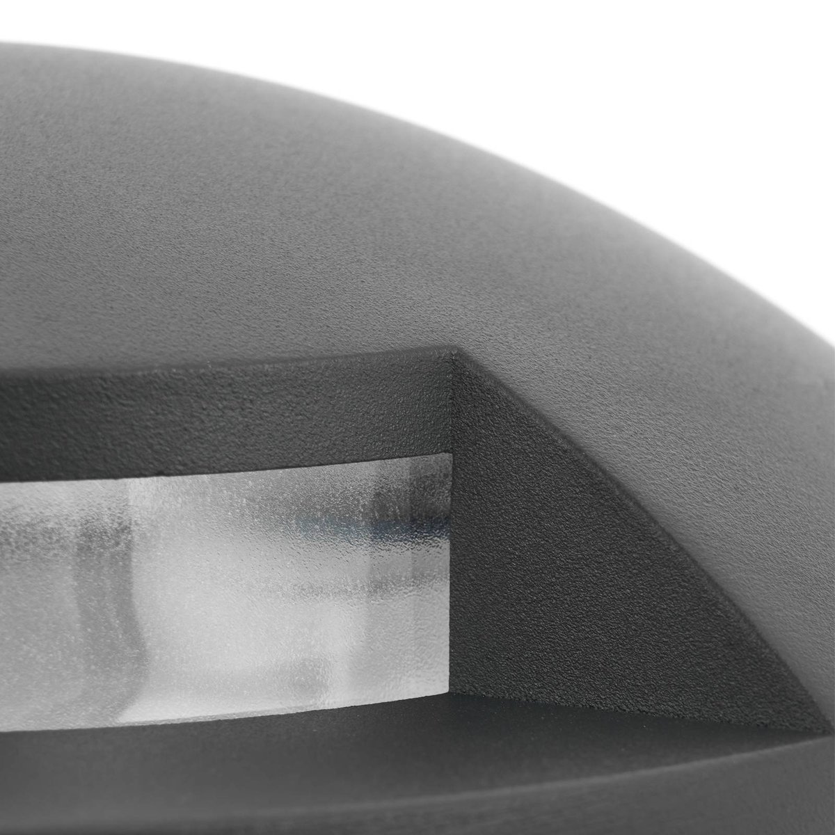 Luminaire extérieur en aluminium moderneLED gris foncé, LINDBY