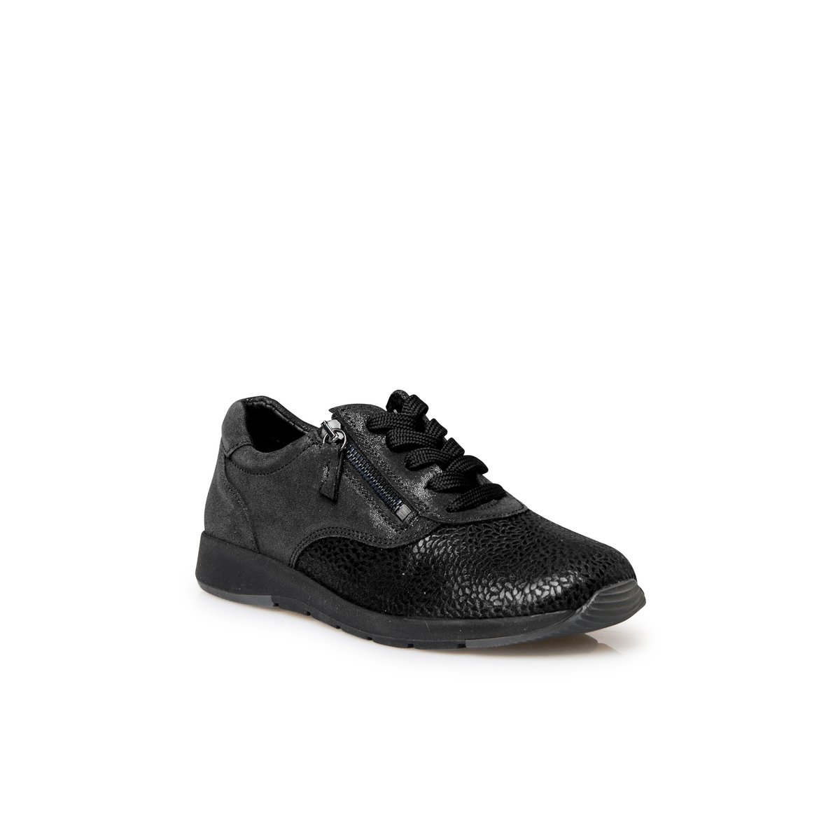 Baskets femme spécial hallux valgus noir, PEDICONFORT