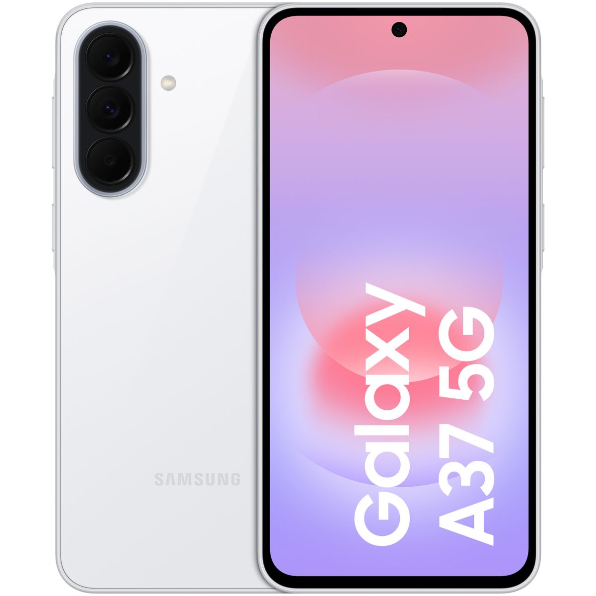 Smartphone Galaxy A37 5G 128Go Blanc couleur unique, SAMSUNG