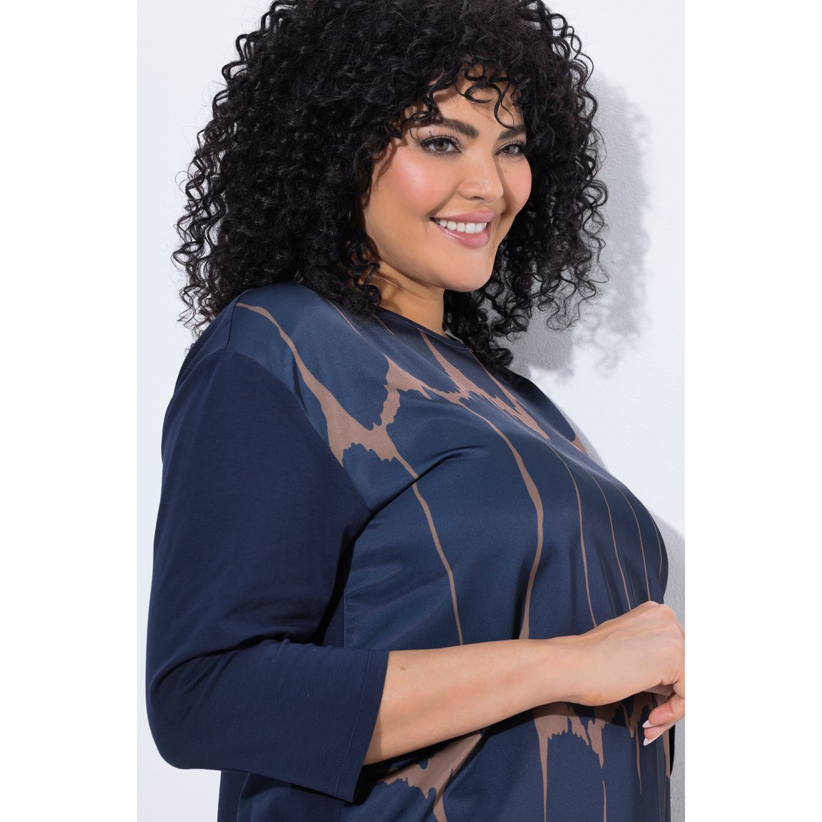 T-shirt oversize marine, ULLA POPKEN