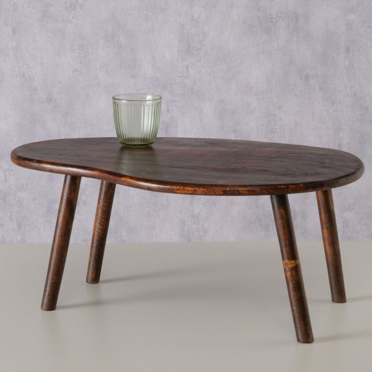 Table basse design en bois de manguier 60x40x24cm bois, WADIGA