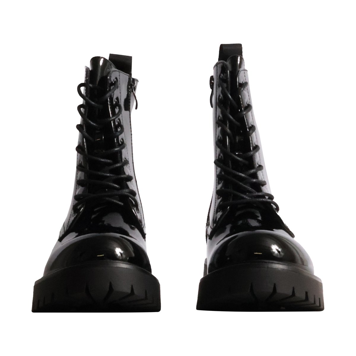 Bottines à Lacets noir vernis, ENZA NUCCI