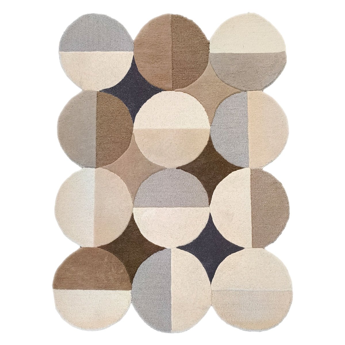 Tapis en laine MIA ELLIPSE beige, FLAIR RUGS