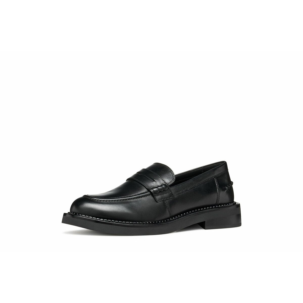 Mocassins en cuir Serilda noir, GEOX