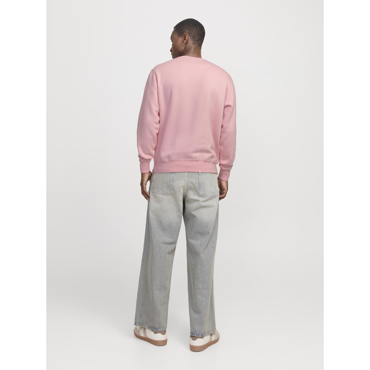 Sweat ample col rond tickled pink, JACK & JONES