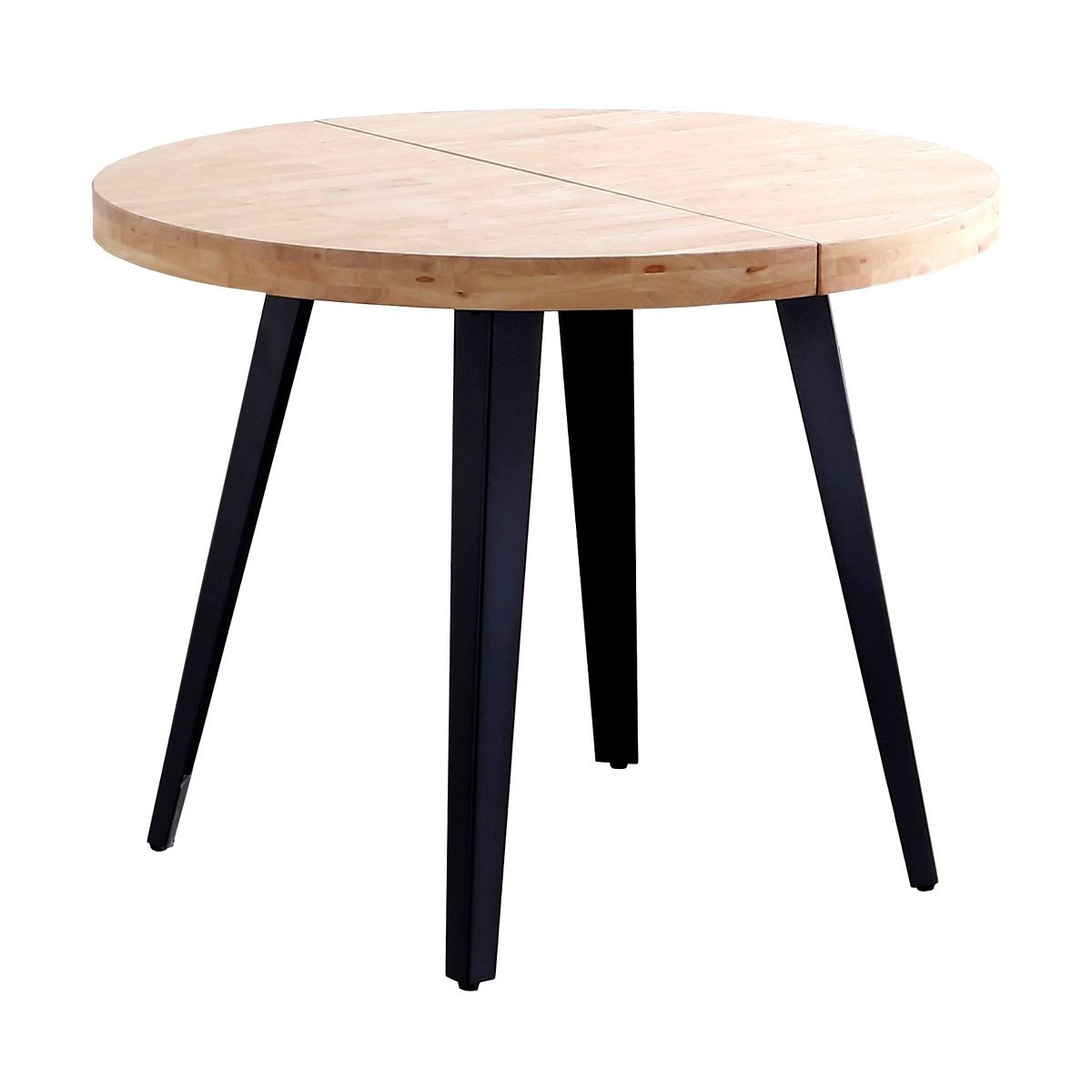 Ensemble repas en bois et 4 chaises Memphis - MATIKA noir, MATHI DESIGN