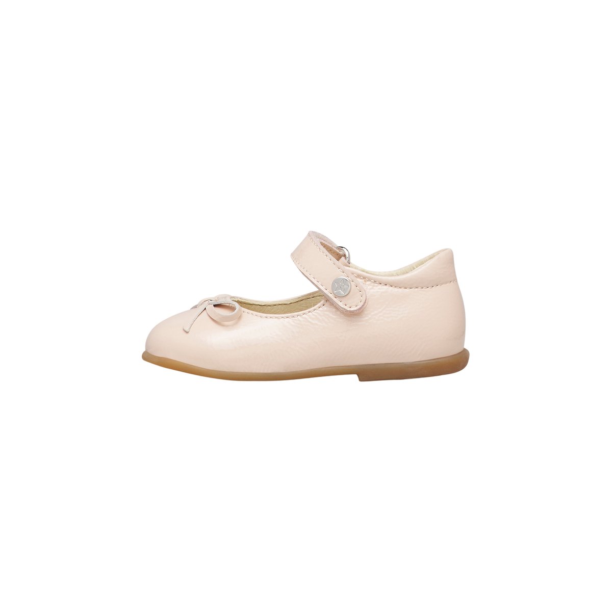 Ballerines en cuir verni BALLET rose clair-, NATURINO