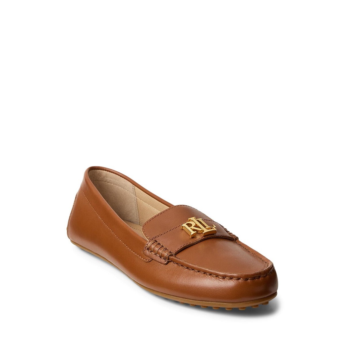 Mocassins en cuir Barnsbury tan, LAUREN RALPH LAUREN