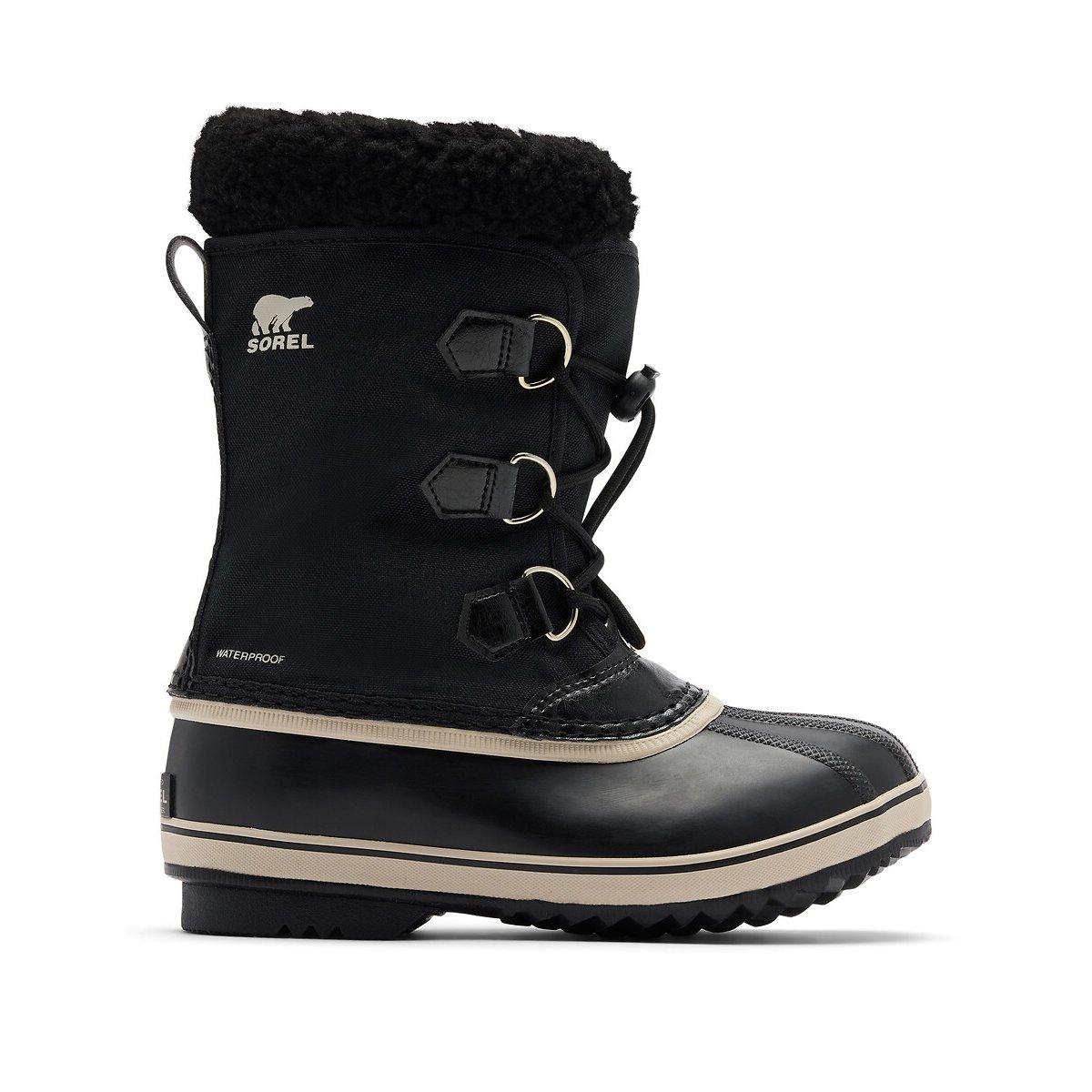 Stivali doposci imbottiti impermeabili YOOT PAC NYLON nero , SOREL