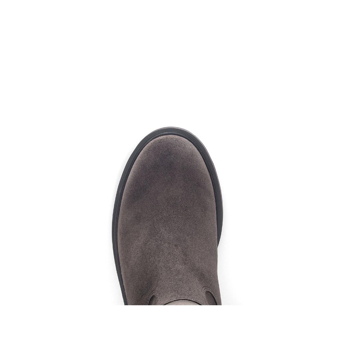 Bottes en cuir à talon décroché marron velours, GABOR