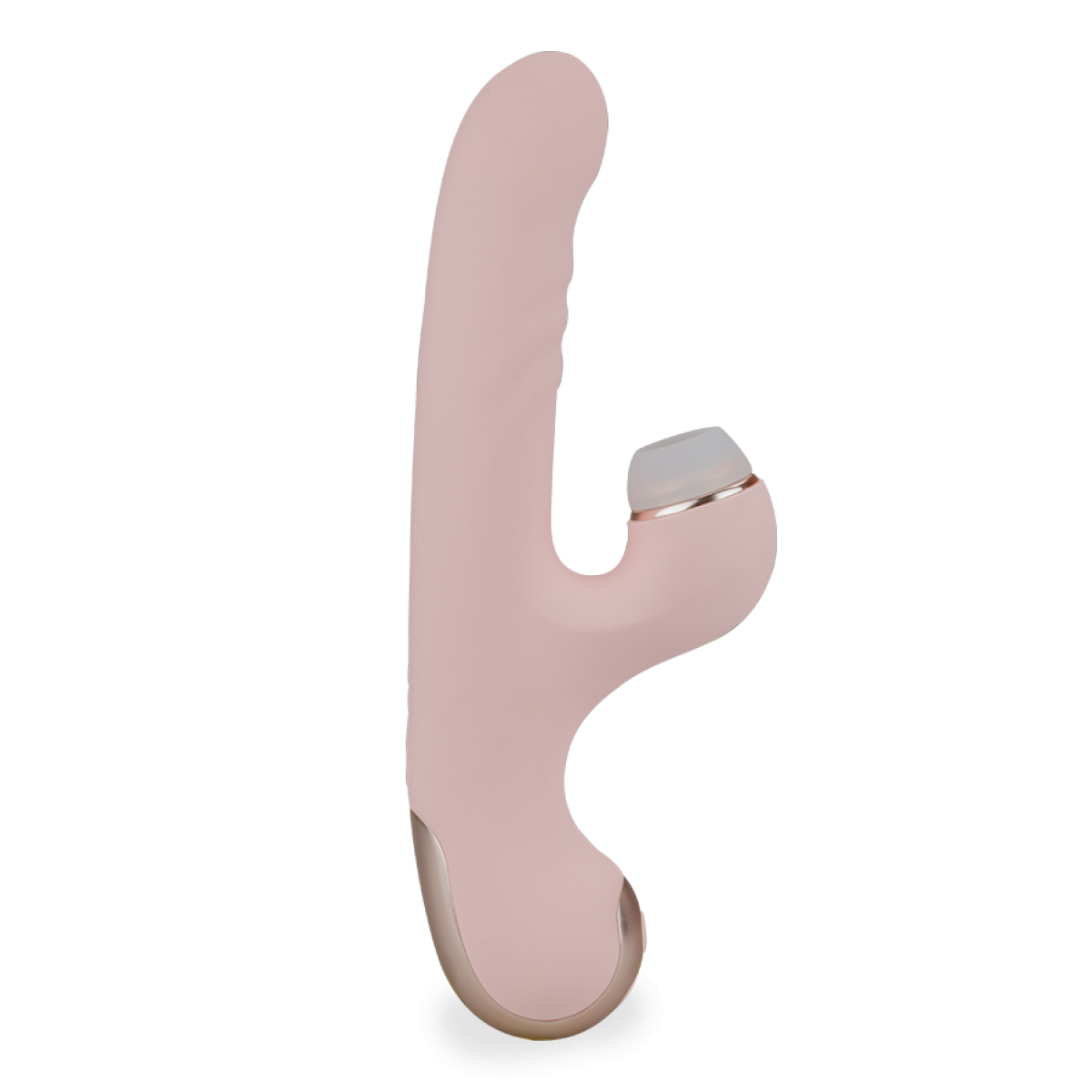 Vibromasseur puissant rabbit va-et-vient et 3 becs stimulants Amor rose, LOVE AND VIBES