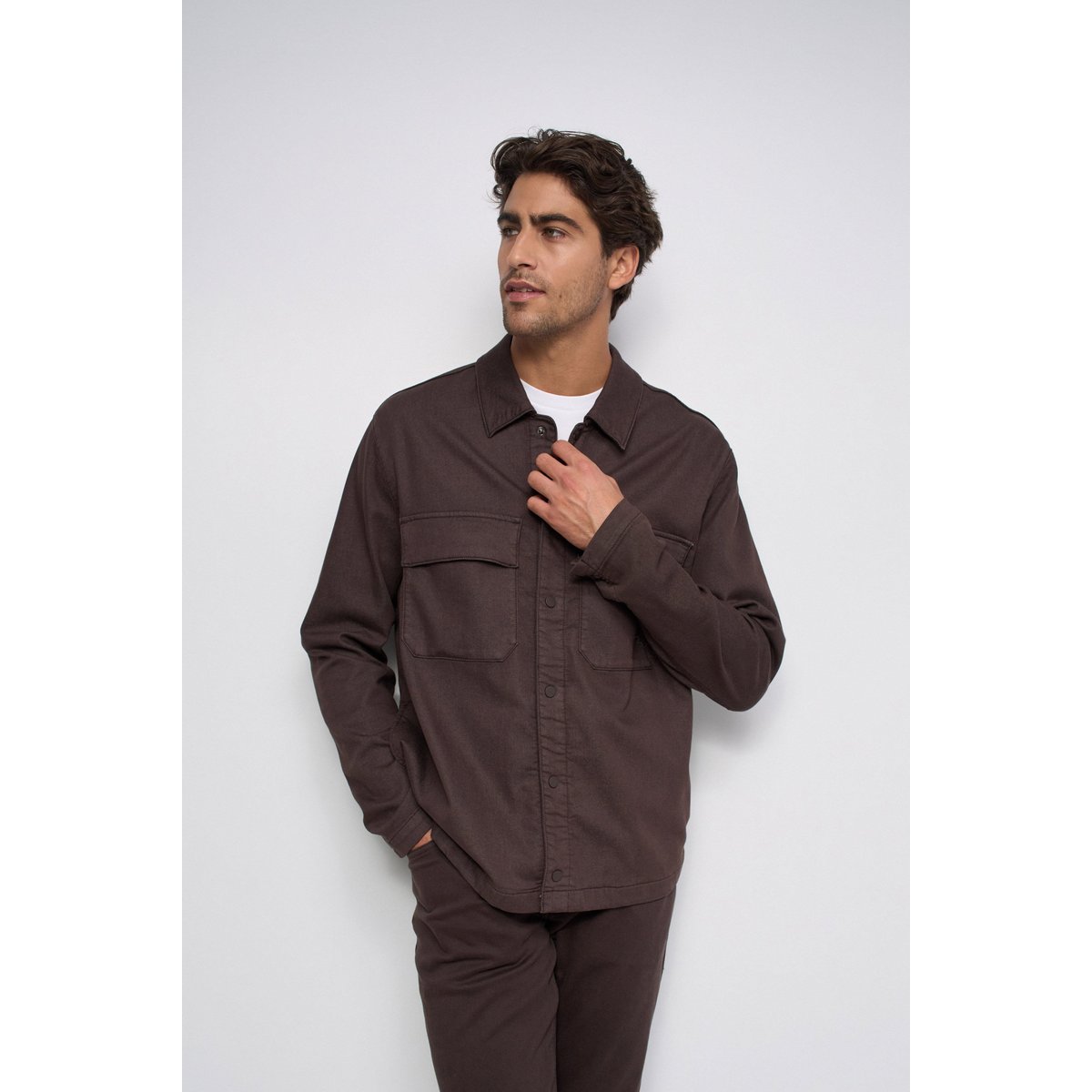 SURCHEMISE S-ACTIV marron, SALSA JEANS