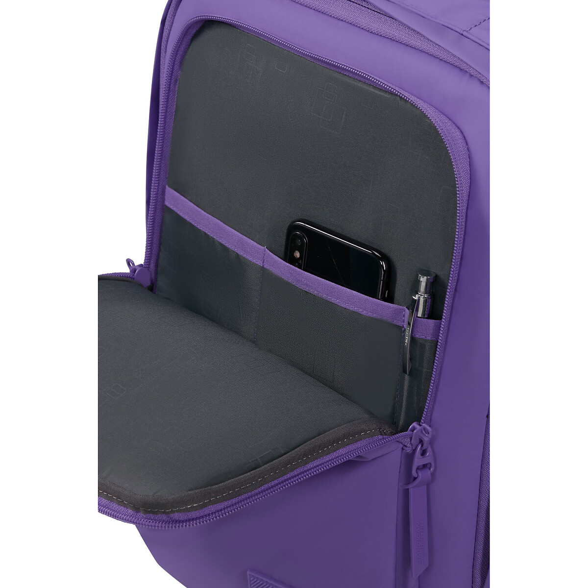 Mochila Underseater Puff S/M Take2Cabin, 15,6" 26.5L, American Tourister violeta, AMERICAN TOURISTER