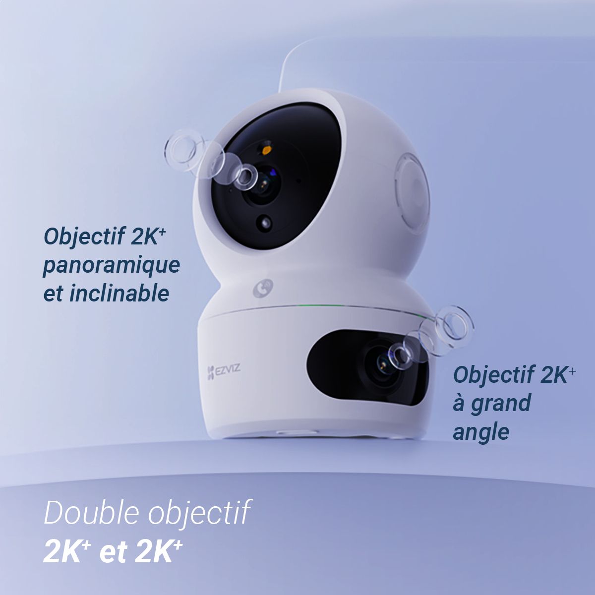 Caméra de surveillance H7C 2K+ Dual couleur unique, EZVIZ